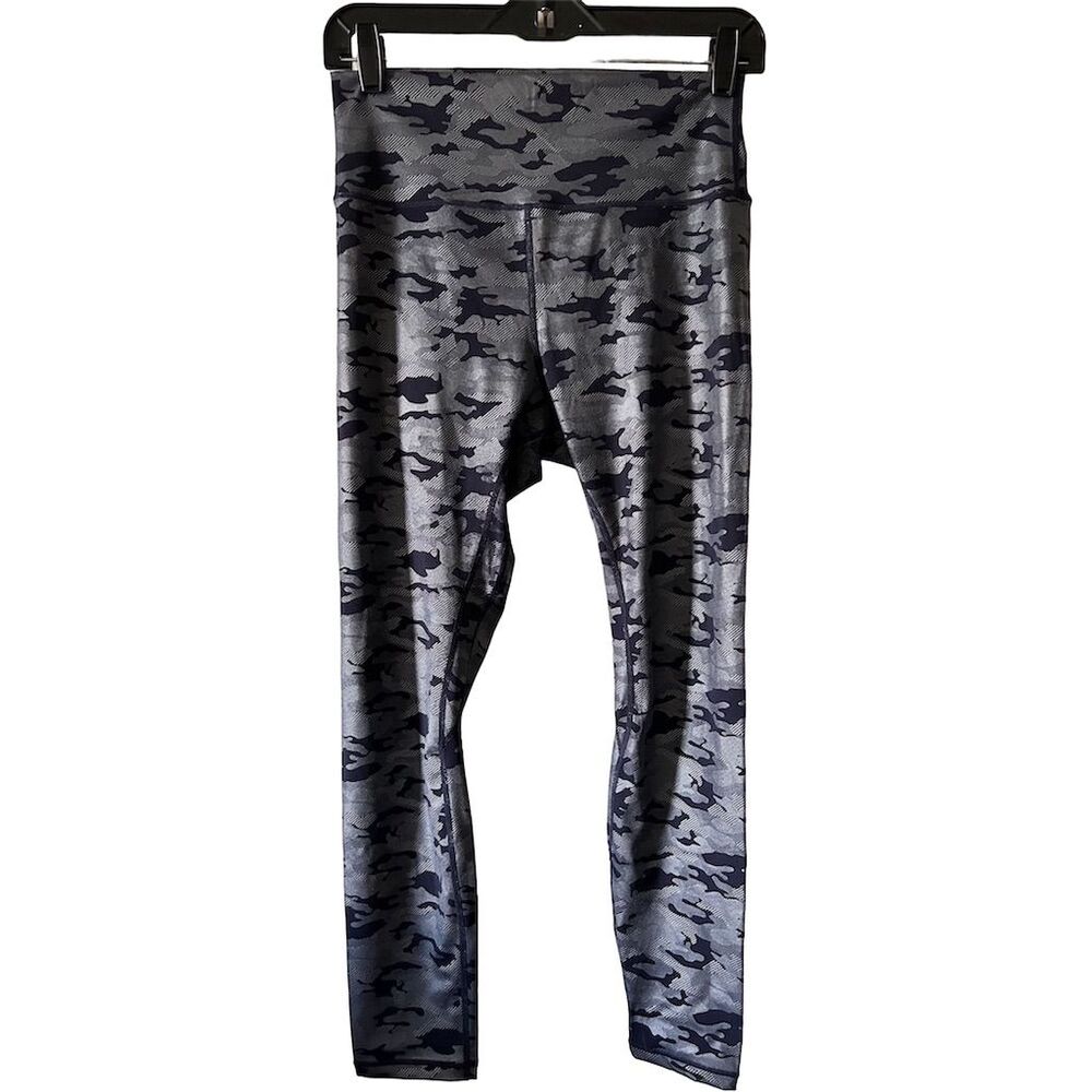 Zyia Active Women’s Silver Camo Supreme Hi-Rise Size 12 Leggings Metallic Sheen‎ - Picture 10 of 10